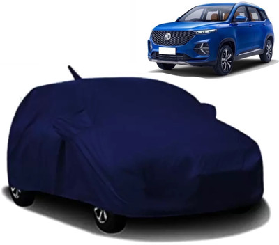 KULTEX Car Cover For MG Hector Plus (With Mirror Pockets)(Blue)
