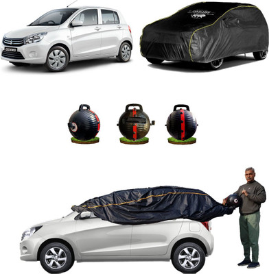 CARBLAZER Car Cover For Maruti Suzuki Celerio (Without Mirror Pockets)(Black)