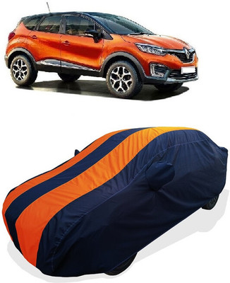 Coxtor Car Cover For Renault Captur (With Mirror Pockets)(Orange)