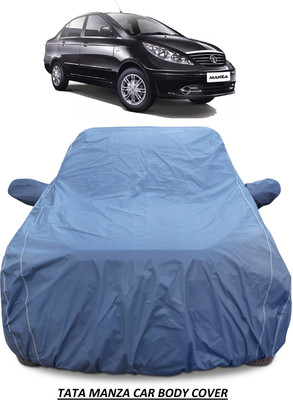 AUTOFIT Car Cover For Tata Manza (With Mirror Pockets)(Blue)
