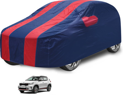 Caronix Car Cover For Kia Sonet (With Mirror Pockets)(Red)