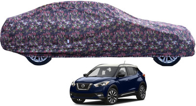 Auto Hub Car Cover For Nissan Kicks (With Mirror Pockets)(Green)