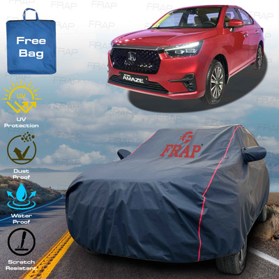 Frap Car Cover For Honda Amaze, Amaze SX i-VTEC, Amaze VX i-DTEC, Amaze V Petrol (With Mirror Pockets)(Blue, Red, For 2024, 2025 Models)