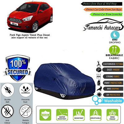 Tamanchi Autocare Car Cover For Ford Figo Aspire Trend Plus Diesel(Blue)