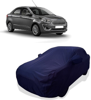 Tricway Car Cover For Ford Figo Aspire Trend Plus Petrol (With Mirror Pockets)(Blue)