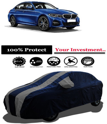 Amexride Car Cover For Mini Cooper 3 Series (With Mirror Pockets)(Grey)