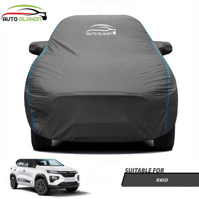 AUTO ALAXON Car Cover For Renault Kwid (With Mirror Pockets)(Black)
