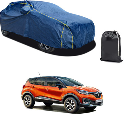 CODOKI Car Cover For Renault Captur (With Mirror Pockets)(Blue, For 2019, 2020, 2021, 2022, 2023 Models)