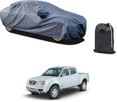 GOSHIV-car and bike accessories Car Cover For Tata Xenon (With Mirror Pockets)(Grey, For 2018, 2019, 2020, 2021, 2022, 2023 Models)