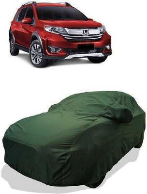 QLAX Car Cover For Hyundai BRV (With Mirror Pockets)(Gold)