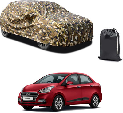 PAGORA Car Cover For Hyundai Xcent (With Mirror Pockets)(Yellow, For 2019, 2020, 2021, 2022, 2023 Models)