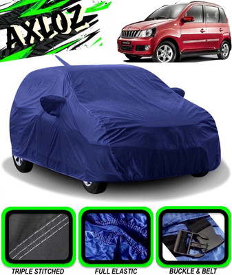 AXLOZ Car Cover For Mahindra Quanto (With Mirror Pockets)(Blue)