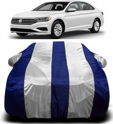 AXLOZ Car Cover For Volkswagen Jetta (With Mirror Pockets)(Multicolor)