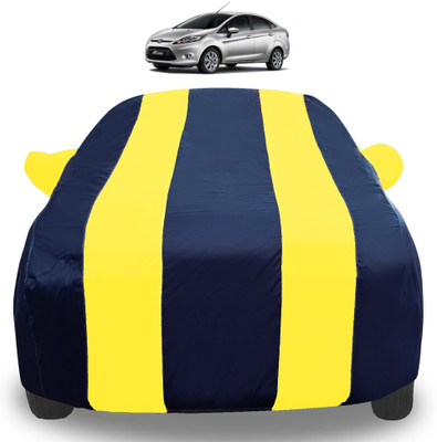Auto Hub Car Cover For Ford Fiesta (With Mirror Pockets)(Yellow)