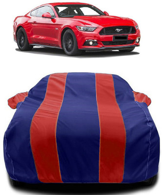 Autoprime Car Cover For Ford Mustang (With Mirror Pockets)(Red, Blue)