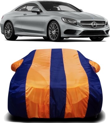 Genipap Car Cover For Mercedes Benz S-Coupe (With Mirror Pockets)(Orange, Blue)