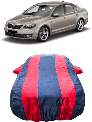 Wegather Car Cover For Skoda Octavia Style Plus 2.0 TDI AT (With Mirror Pockets)(Red)