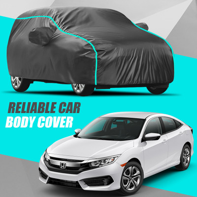 R Rayvin Star Car Cover For Honda Civic (With Mirror Pockets)(Multicolor)