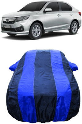 Wegather Car Cover For Honda Amaze VX i-DTEC (With Mirror Pockets)(Blue)
