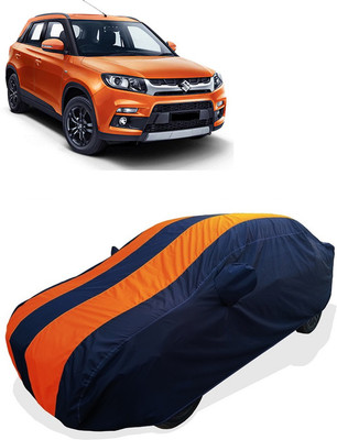 Coxtor Car Cover For Maruti Suzuki Grand Vitara ZDi Plus (With Mirror Pockets)(Orange)