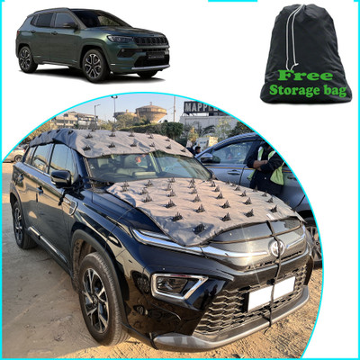 autouniko Car Cover For Jeep Compass (Without Mirror Pockets)(Grey)
