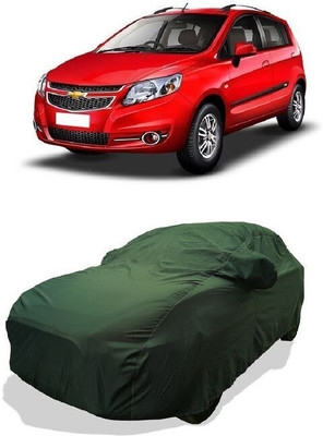 QLAX Car Cover For Maruti Sail Hatchback 1.2 LS ABS (With Mirror Pockets)(Green)