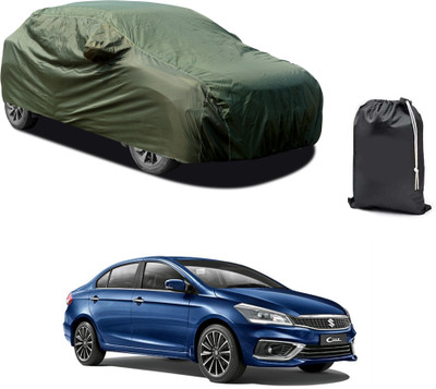PAGORA Car Cover For Maruti Suzuki Ciaz (With Mirror Pockets)(Green)