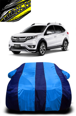 FRONCH Car Cover For Honda BRV i-DTEC S MT Diesel (With Mirror Pockets)(Blue)