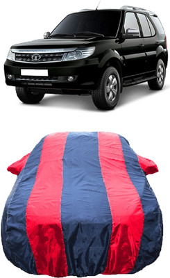 Wegather Car Cover For Tata Safari Storme (With Mirror Pockets)(Red)