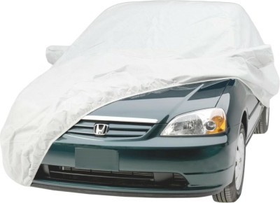 COVERWELL Car Cover For Chevrolet Spark (With Mirror Pockets)(Silver)