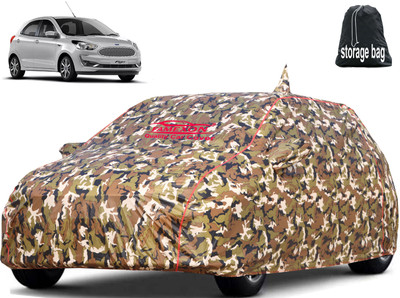 FAMEXON Car Cover For Ford Figo, Figo 1.2P Ambiente MT, Figo 1.2P Titanium Plus MT (With Mirror Pockets)(Multicolor)