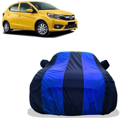 Tricway Car Cover For Honda Brio S MT (With Mirror Pockets)(Multicolor)