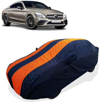 QLAX Car Cover For Maruti C-Coupe (With Mirror Pockets)(Orange)