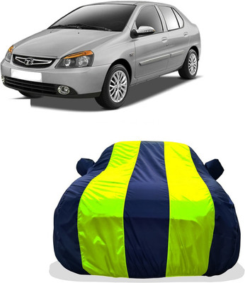 Tricway Car Cover For Tata Indigo eCS (With Mirror Pockets)(Yellow)
