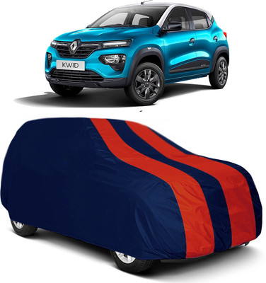 MoTRoX Car Cover For Renault Kwid (Without Mirror Pockets)(Red, Blue)