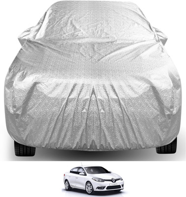 Auto Hub Car Cover For Renault Fluence (With Mirror Pockets)(Silver)