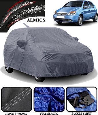 ALMICS Car Cover For Tata Indica (With Mirror Pockets)(Grey)