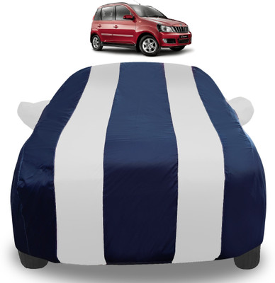 Auto Hub Car Cover For Mahindra Quanto (With Mirror Pockets)(Silver)
