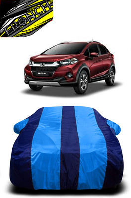 FRONCH Car Cover For Honda WRV (With Mirror Pockets)(Blue)