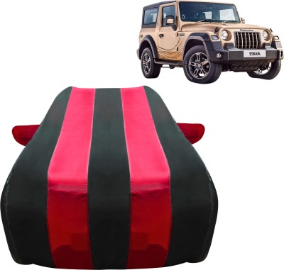 vyas Car Cover For Mahindra Thar (With Mirror Pockets)(Red, Black, For 2020, 2021, 2022, 2023, 2024 Models)