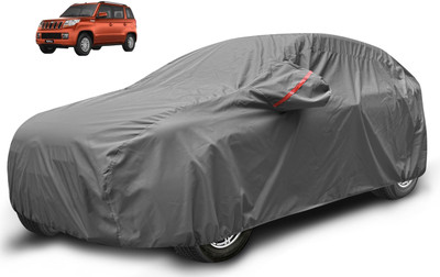 Auto Hub Car Cover For Mahindra TUV 300 (With Mirror Pockets)(Grey)