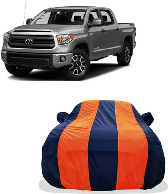 Tricway Car Cover For Toyota Tundra 4.6L V8 (With Mirror Pockets)(Orange)