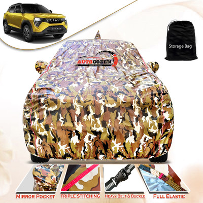 AUTOCOZEN Car Cover For Mahindra XUV 3XO (With Mirror Pockets)(Multicolor)