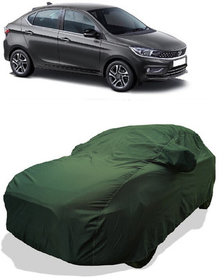Coxtor Car Cover For Tata Tigor EV XM Electric (With Mirror Pockets)(Green)