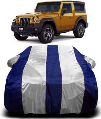 AXLOZ Car Cover For Mahindra Thar (With Mirror Pockets)(Multicolor)