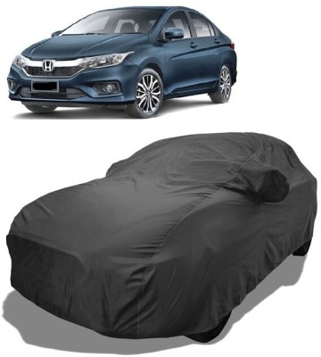 Coxtor Car Cover For Honda City 1.3i (With Mirror Pockets)(Grey)