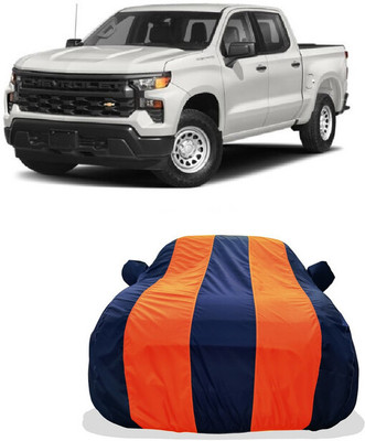 Tricway Car Cover For Chevrolet Silverado 5.3L (With Mirror Pockets)(Orange)