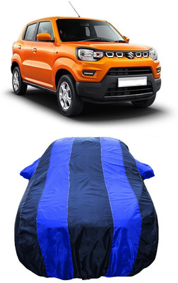 Wegather Car Cover For Maruti Suzuki S-Presso (With Mirror Pockets)(Blue)