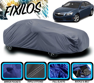 FIXILOS Car Cover For Chevrolet Cruze (With Mirror Pockets)(Grey)