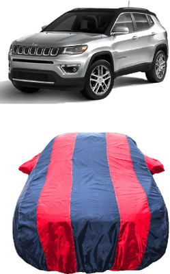 Wegather Car Cover For Jeep Compass 1.4 Limited Option Petrol(Red)